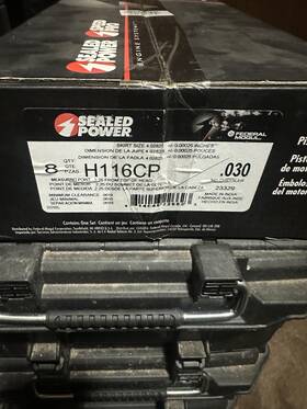 H116cp.030 Sealed Power E251k Pistons And Rings 5.9 Magnum