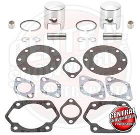 027-840-10 Ski-doo Top End Rebuild Kit Tnt 340 346 1973 1975 1977 1978 Rotax 59.5mm Std