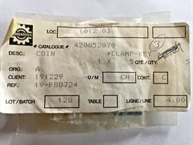 420852070 Ski-doo Oem Rewind Recoil Manual Pull Starter Coin Clamp Key 420852070-qty 3