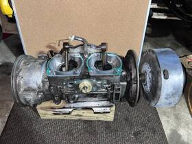 420888091 Ski Doo 1996-1999 Mxz 583 Bottom End Includes Primary Clutch