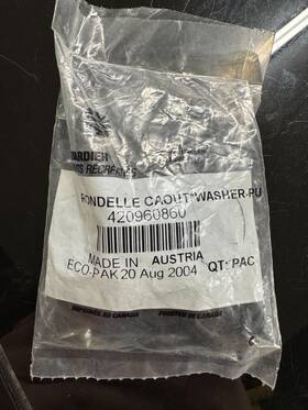 420960860 Ski-doo Nos Fan Shroud Washers Pack Of 10 1996-2008 Freestyle/tundra