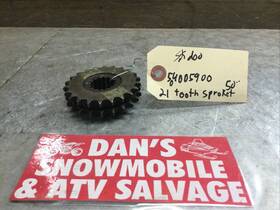 504005900 Ski Doo Sprocket 21 Teeth # Ski-doo Bombardier Snowmobile
