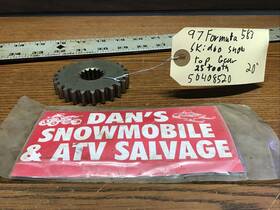 504085200 Ski-doo Gear Top 25 Tooth Sprocket # 1997 Formula 583 Snowmobile