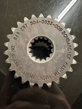 5040853009 Ski-doo 504085300 Large 26 Tooth Upper Sprocket For Mx-z/formula/mach 1996-2004