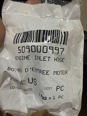 509000997 Ski-doo Brand New Genuine Brp Skidoo 800 Engine Inlet Hose Mxz Summit Tnt