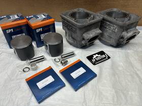 6913444 Ski-doo Skidoo Formula 580 582 Cylinder Pistons Bearings Grand Touring Top End Kit #138