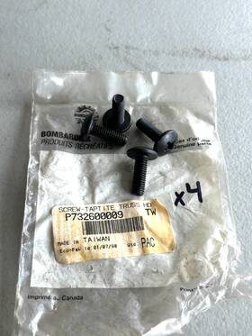 732600009 Ski-doo Brp Screw Qty 4 Oem Nos