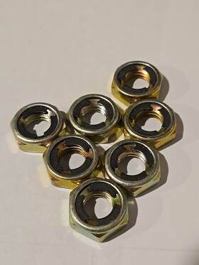 732610006 Ski-doo Snowmobile Nut-hex. Spring Stop D980m Oem Lot Of 7