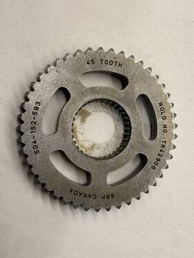 504152593 Skidoo 861805538 Sprocket 45t Repl - 2009 Renegade 600