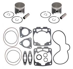 06pol600hospiptegk77252 Spi 2006 Polaris Switchback 600 Ho Pistons Top End Gasket Kit Std Bore 77.25mm