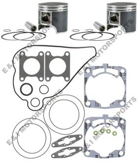 078pol600hcfispiptegk772591 Spi Polaris Iq Touring Cfi 600 Pistons Top End Gasket Kit Std 77.25mm 2007 2008