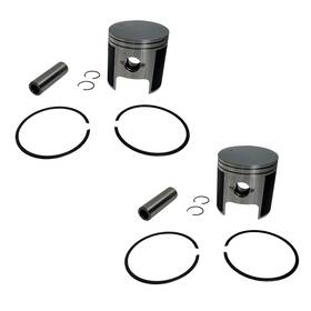 Spi 2 09-695h 2 Standard Bore Piston Kits For Arctic Cat Panther And Jag 440 L/c 1996 68mm
