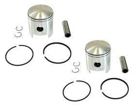 09-701n Spi 2 Piston Kits For Polaris Tx 340 500 Standard Bore 62mm 1972 1973 1974 1975 1976
