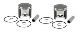 09-712-02 Spi 2 Piston Kits 1985-2006 For Polaris 500 Snowmobiles 488cc .020 Over Bore 72.5mm