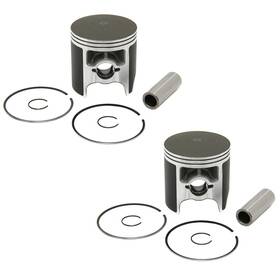 09-808-02 Spi 2 .020 Over Bore Piston Kits For Yamaha 540 Fan Cooled Snow 1979-2020 73.5mm