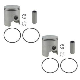 09-811-01 Spi 2 Pair Of .010 Over Bore Piston Kits For Yamaha Enticer 300 1981 1983 1984 56.25mm