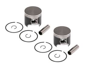 Sm-09245 Spi 2 Standard Bore Piston Kits For Polaris 600 Snow Fits Many 2000-2015 77.25mm