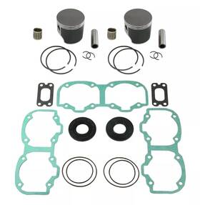 9081ps Spi Kit F Standard Bore Pistons Bearings And Full Gasket Fits Ski-doo 550f Fan 76mm