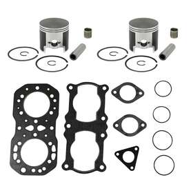 9697pid500terk72 Spi Polaris Indy 500 Top End Rebuild Kit Pistons Bearings Gaskets 72mm 1996 1997