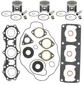 K-09-71671120409-501 Spi 3 Pistons Bearings And Full Gasket Kit For Polaris Xlt 600 1995-1997 65mm
