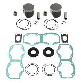 K09081-171127709236c Spi .010 Over Bore Pistons Bearings And Full Gasket Kit Fits Ski-doo 550f 76.25mm