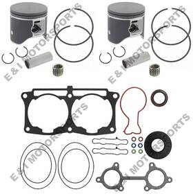 Pol850spiferk85dr999 Spi Polaris Switchback Xcr 850 Dual Ring Pistons Full Gasket Crank Seals 19-21