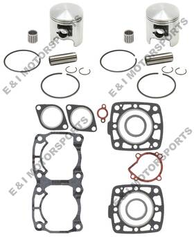 Ya570exspitek732 Spi 1987 Yamaha Exciter 570 Pistons Top End Rebuild Kit Gaskets Bearings 73mm