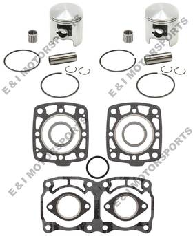 Ya570exspitek73x9 Spi 1993 Yamaha Exciter Ii St 570 Pistons Top End Rebuild Kit Gaskets Std 73mm