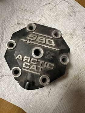 3004-064 Suzuki Arctic Cat 580 Cylinder Head 1993-2001 Zr Zl Ext Pantera Used Nice