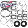Ve-1021-525261 Vertex Complete Gasket Set With Oil Seals Ski Doo Touring
