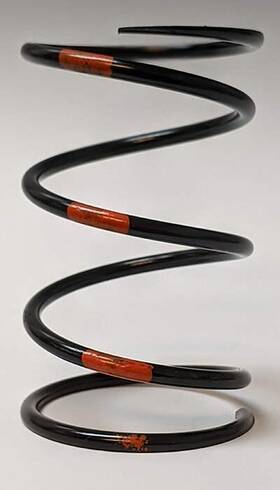 Tss-04 Venom Products 210280 Team Tied/tss-04 Secondary Clutch Spring 180-280 Black/orange