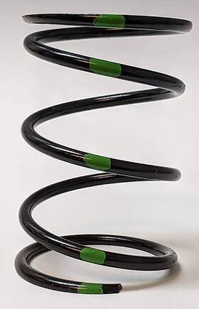 Tss-04 Venom Products 210281 Team Tied/tss-04 Secondary Clutch Spring 180-300 Black/lime Green