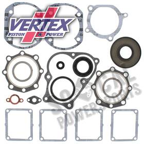 Ve-1021-525086 Vertex Snowmobile Complete Gasket Set Yamaha Phazer Deluxe 480 116 Inch 1987-1989