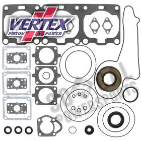 Ve-1021-525404 Vertex Snowmobile Complete Gasket Set With Oil Seals Yamaha Srx 600 1998-1999
