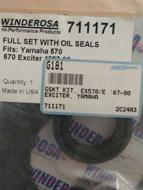 09-711171 Winderosa 711171 Exciter Ii 570 Complete Gasket Kit