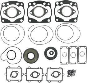 Winderosa Scwi-ps757275-sa 1995-2002 Arctic Cat Zrt 600 Vertex Complete Gasket Kit With Oil Seals