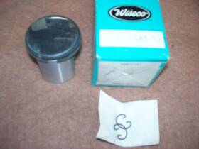 Wiseco 2044p2 Vintage Snowmobile Hirth 260r 338cc .020 Oversize Piston Kit New