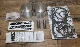 2310p4 Wiseco .040 Piston Kit And Top End Gasket Set Yamaha Phazer 480 84-98 Pair