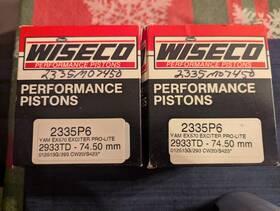 2335p6 Wiseco Pistons For Yamaha Exciter Deluxe Ex570 Lc Ii 592cc