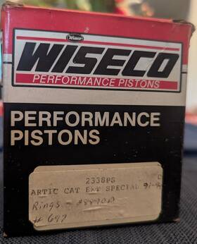 2338ps Wiseco Pistons For Arctic Cat Ext Special