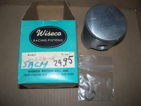 S-336-s Wiseco Vintage Snowmobile Sachs Single Sa 340 Ss Std Bore Piston Kit