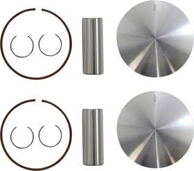 1065-w257971-75 Wossner Piston Kit - 73.68mm For 2010 Polaris Wide Track Iq 600 Snowmobile