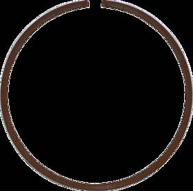 Rst7975 Wossner Piston Ring - 79.75 Mm For 2-stroke Engines