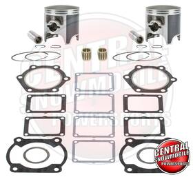 027-908-10 Yamaha Top End Rebuild Kit 540 Vk Ii Iii 88-22 Snowmobile 73mm Std