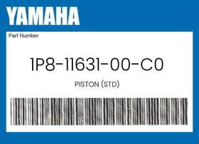 1p8-11631-00-c0 Yamaha Genuine Piston Std -