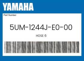 5um-1244j-e0-00 Yamaha Genuine Hose 6 -