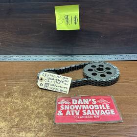 Yamaha 89j-17582-01-00 Chain And Sprockets # 94860-02068-00 2001 V Max 500