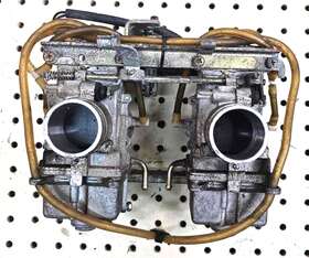 8cj-14100-00 Yamaha 1997-2001 500 600 Twin Carbs Carburetors Rack Vmax Sxr Venture Sx Xt Xtc