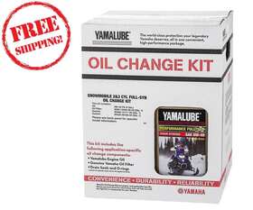 Lub-smbcg-kt-06 Yamaha 2 And 3 Cyl Full Syn Snowmobile Oil Change Kit Nytro Vector Venture Phazer