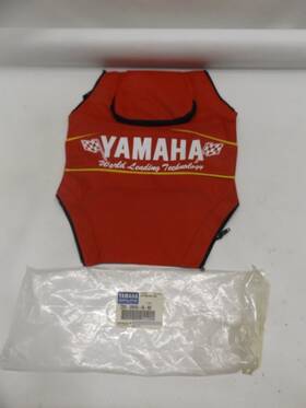 Sma-unv43-00-rd Yamaha Nos Snowmobile Handlebar Cover Red